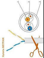 Ok-Net КПВ-ВП 2x2x0,5 МЕДЬ от 100м Витая пара кабель