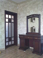 Двері міжкімнатні дерев'яні, масив сосни або дуба