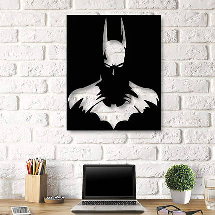 Картина з дерева Decart Batman 50x60 см B1001, фото 2