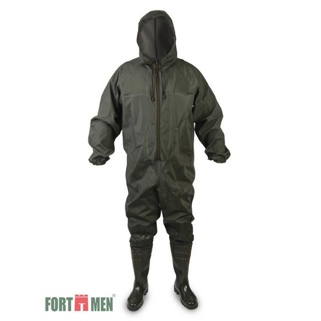 Комбінезон рибацький з ПВХ з чобітьми ПластТрейд