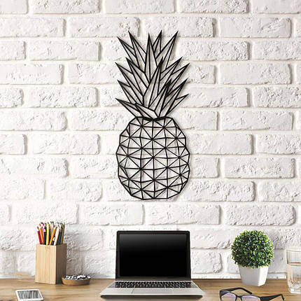 Картина з дерева Decart Pineapple 25x55 см P1001, фото 2