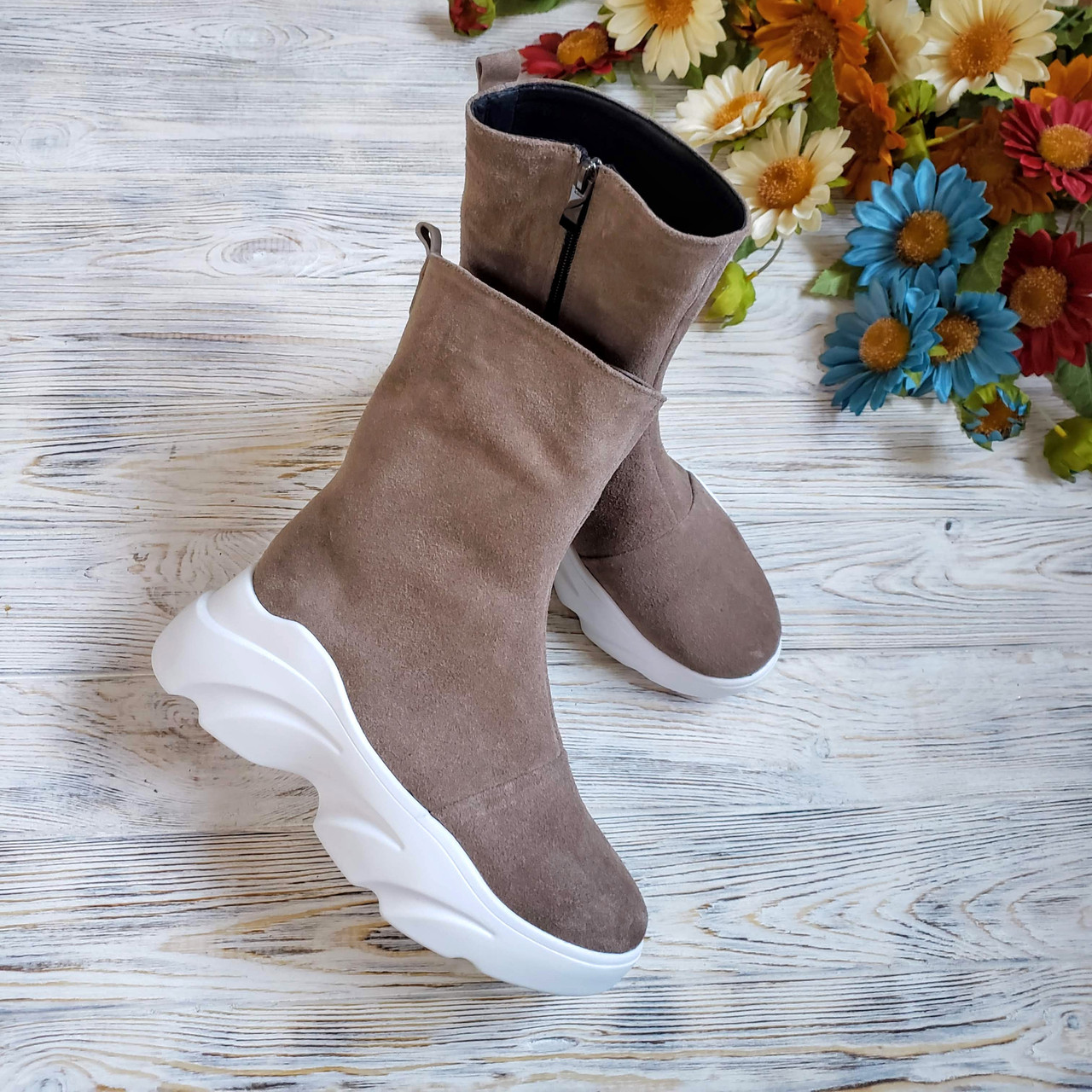 Жіночі демісезонні черевики Shark на високій підошві демісезонні (різні кольори), фото 1