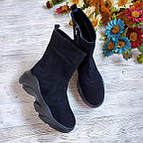 Зимові жіночі черевики на високій підошві (різні кольори), фото 2