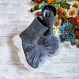 Зимові жіночі черевики на високій підошві (різні кольори), фото 6