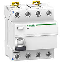 Дифференциальный выключатель УЗО iID K 4P 40A 30мА AC Schneider Electric A9R50440