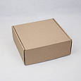 Самозбірна коробка з гофрокартону Бура 215*215*85, фото 3