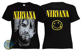 Футболка жіноча NIRVANA (К. Cobain), фото 1