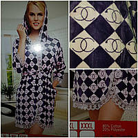 Жіночі велюрові халати Chanel