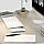 Письмовий стіл "Універ 6 Білий" 740x1200x600 мм, фото 3