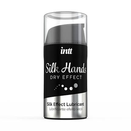 Лубрикант для мастурбації на силіконовій основі Intt Silk Hands, 15 мл, фото 3