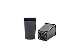 Квадратний горщик високий 0,8 л 9х9х14см (Don-Kwiat, Польща)