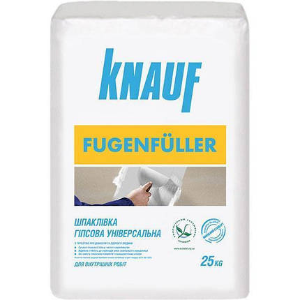 Шпаклівка швів "KNAUF Fugenfuller" (Фугенфулер) мішок 25 кг, фото 1