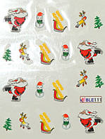 Водні наклейки "Новий Рік" BLE - 111