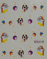 Водні наклейки "Новий Рік" BLE - 116