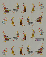 Водні наклейки "Новий Рік" BLE - 120