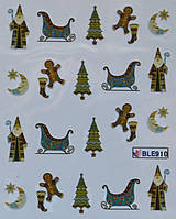 Водні наклейки "Новий Рік" BLE - 910