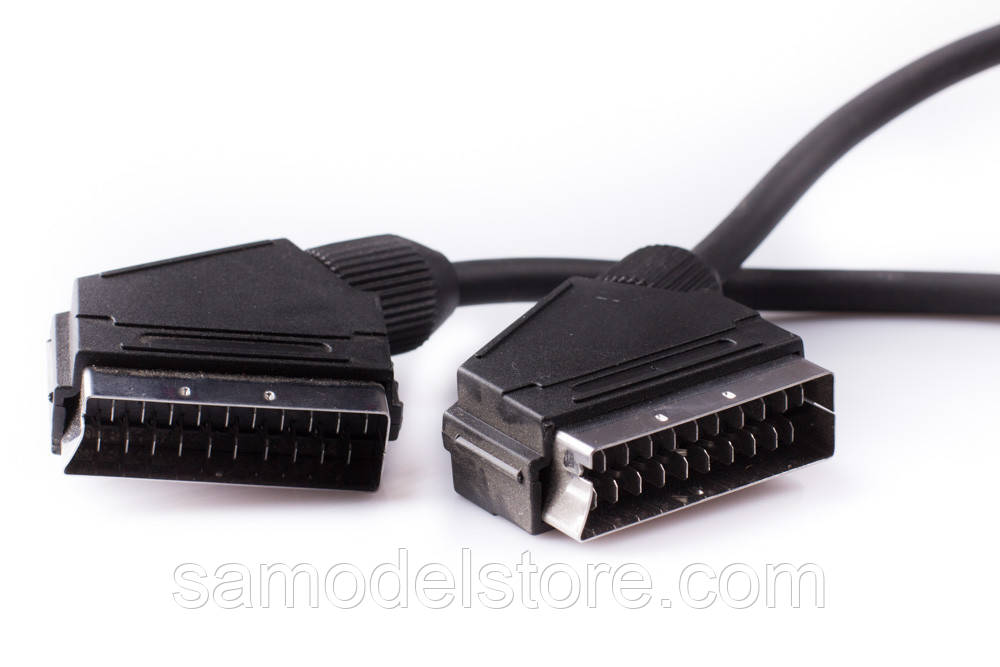 Шнур шт.Скарт-шт.Скарт 21 pin 5 м., фото 1