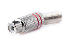 Гніздо RCA метал із пружиною