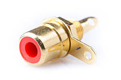 Гніздо RCA монтажне, метал