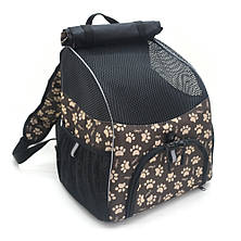 Рюкзак для переноски котов и собак Глория №0 16 х 26 х 30 см, фото 3