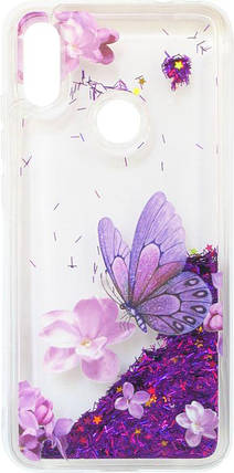 Накладка Xiaomi Redmi Note7 violet baterfly аквариум, фото 2