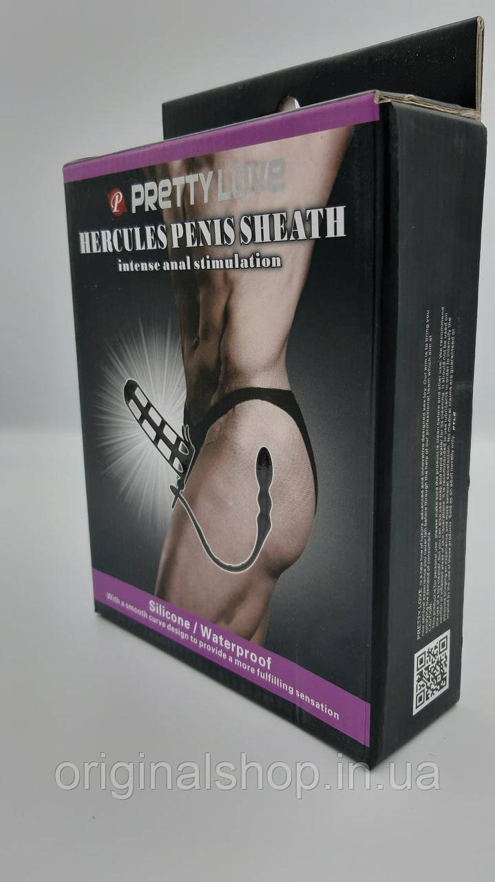 Насадка на член Pretty Love Hercules Penis Sheath Black