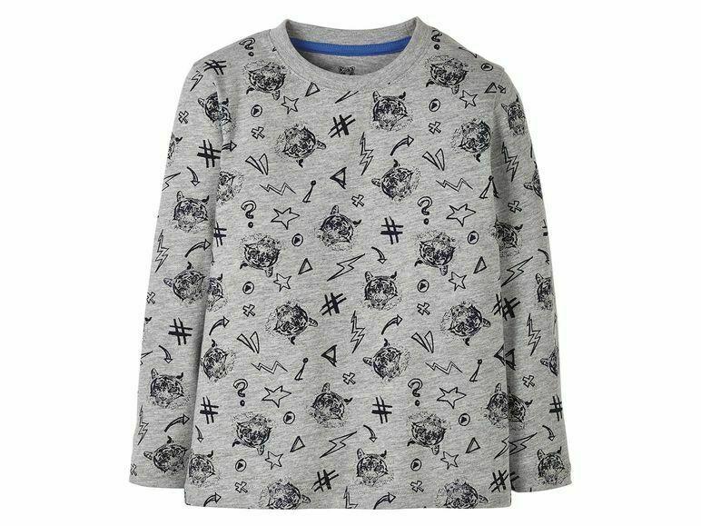 Реглан сірий принт Тигра Lupilu р. 110/116, фото 1