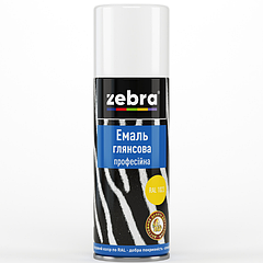 Емаль глянсова аерозоль "ZEBRA"