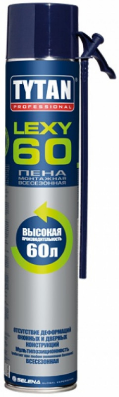 Монтажна піна Tytan Pofessional LEXY 60 Всесезонна