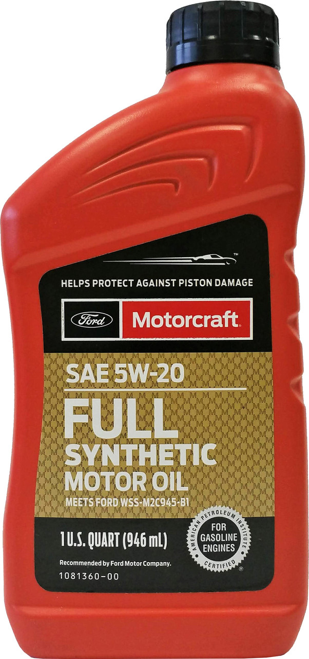 Моторне масло Ford Motorcraft Full Synthetic 5W-20 0.946 л.