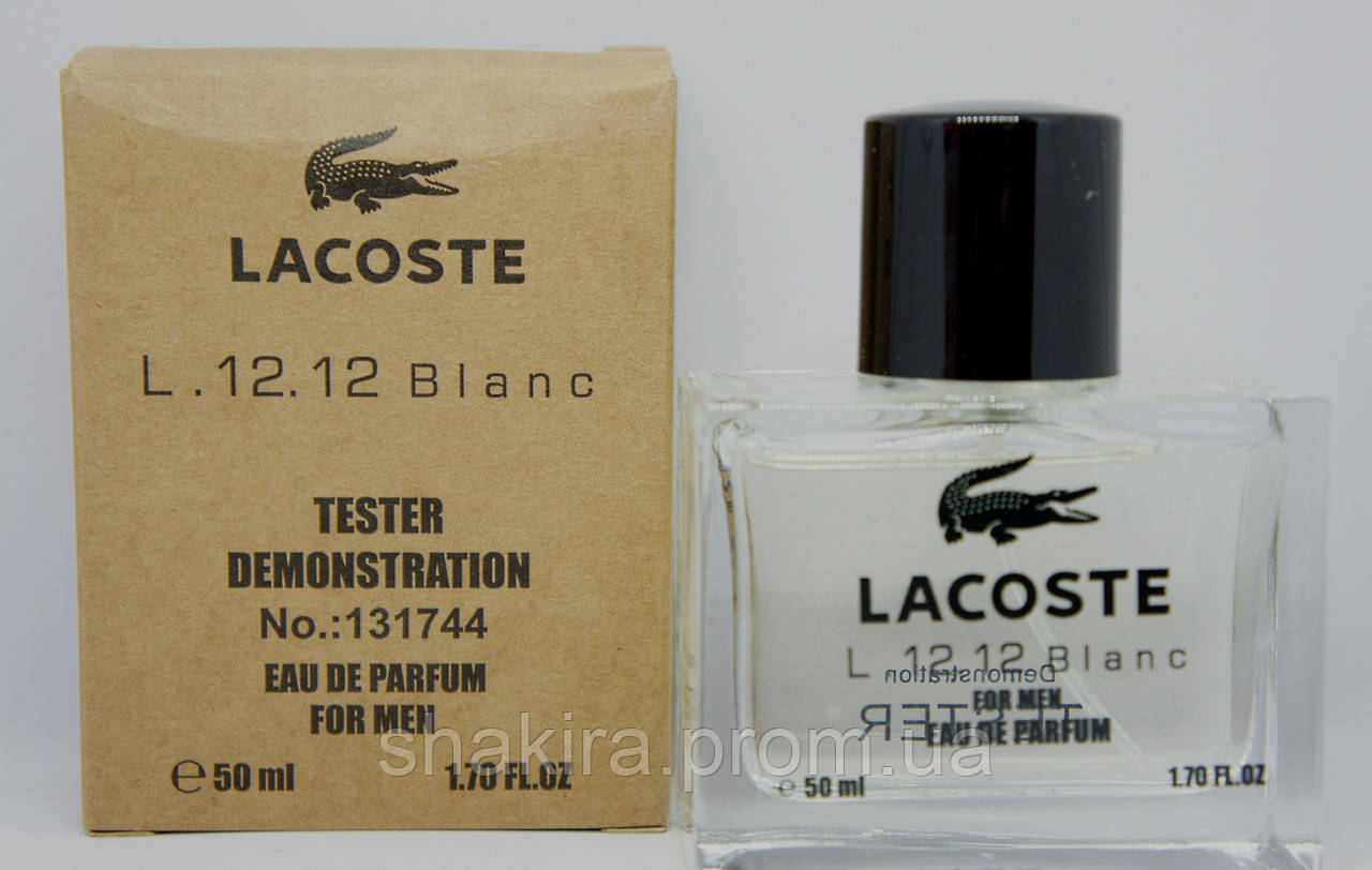 Мінітестер для чоловіків Lacoste Eau De L.12.12 Blanc ( лакоста бланк) 50 мл