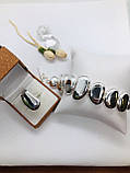 Комплект прикрас зі срібла Галька (глянець), фото 8