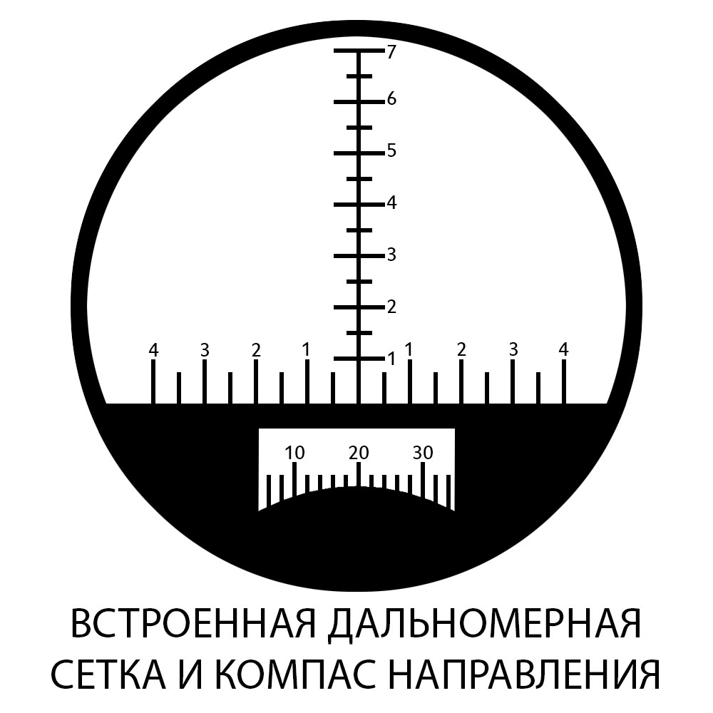 Морской бинокль SIGETA Military 7x50 floating /compass / reticle - фото 7 - id-p1064532888