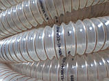 Шланги поліуретанові від 50мм до 350 мм товщина стінки 0,5 мм, гнучкі армовані шланги для гнучких вставок, фото 3