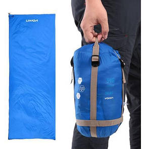 Спальний мішок ковдра ультралегкий Lixada LW180 +15 °C +9 °C Ragular 190 х 75 см Blue