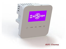 Вбудовується в стіну підсилювач airScope X1WallAmp з Bluetooth, Wi-Fi та Інтернет-радіо
