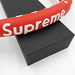 Чохол на кермо гумовий "Supreme" Червоний