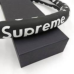 Чохол на кермо гумовий "Supreme" Чорний