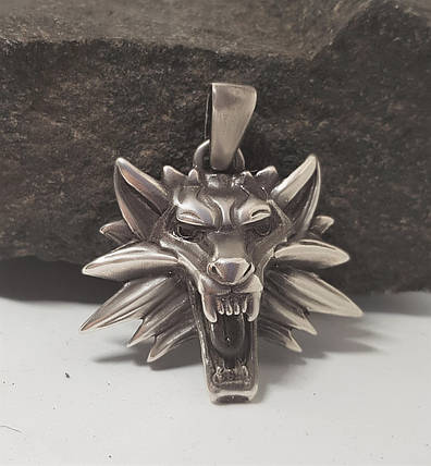 Відьмак, Вовк, Кулон, Підвіс, фото 1
