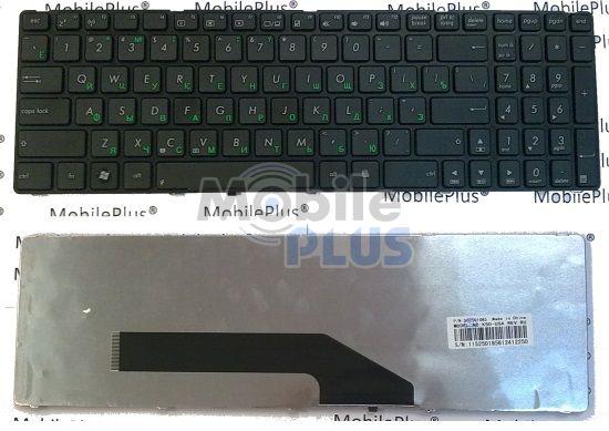 Клавіатура для ноутбука Asus K50, К51, K60, K61, K70, F52, P50, X5 Black (Старого зразка)