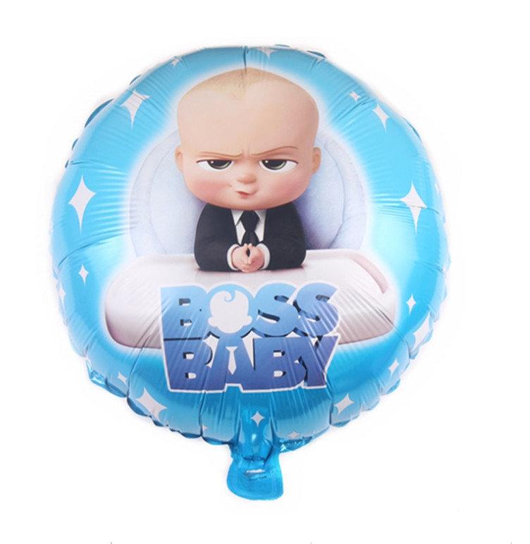 Куля повітряна фольгована в стилі " Бос — молокосос (The Boss Baby, 45 см., фото 1