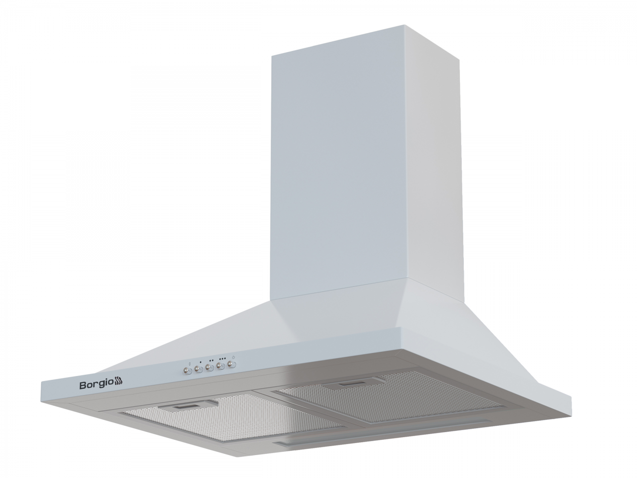 Кухонна витяжка купольна пристінна BORGIO BHK 60 white (біла)
