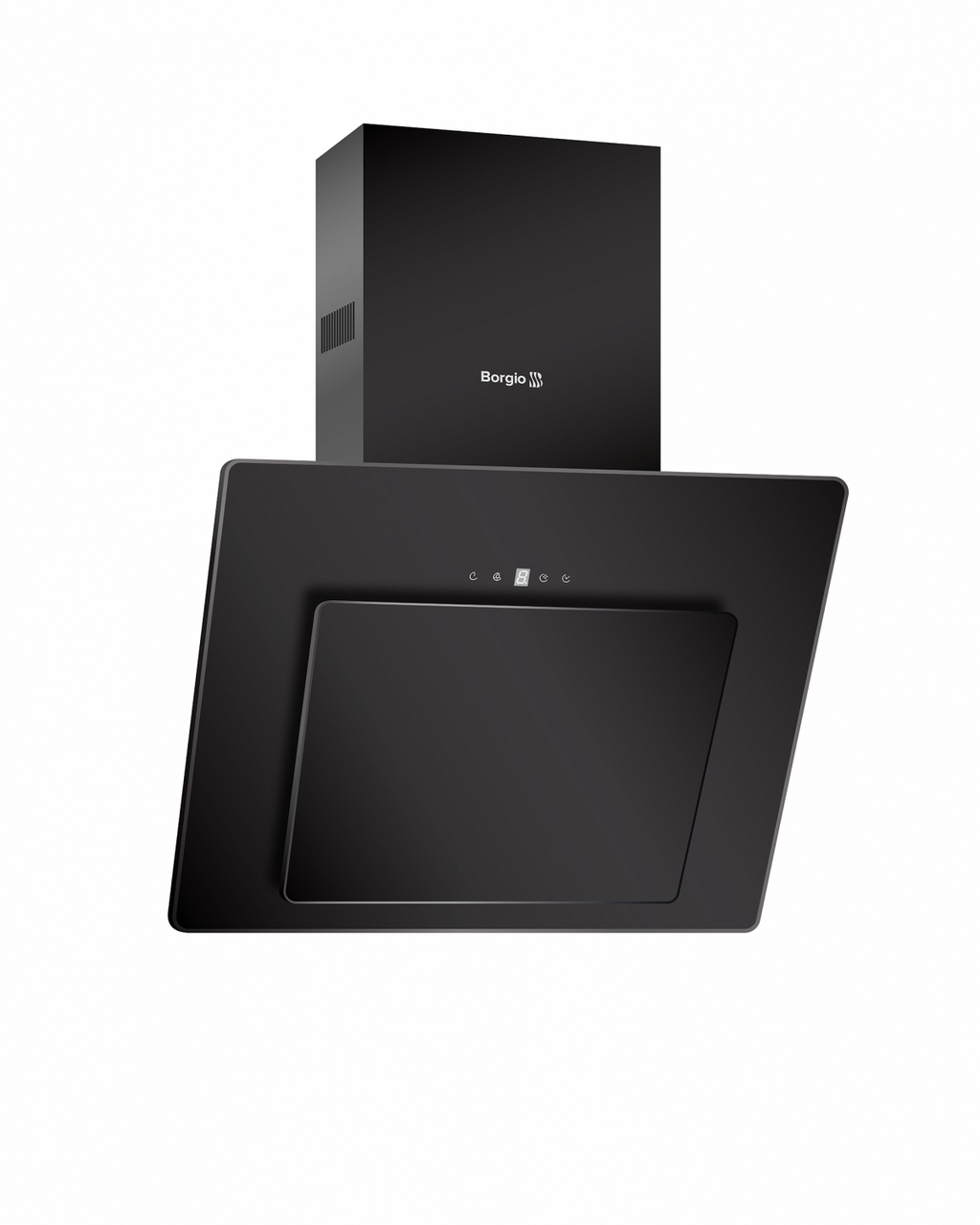 Витяжка похила декоративна BORGIO RN 60 black SU