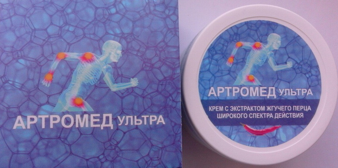Артромед Ультра - Крем від болю в суглобах, З екстрактом пекучого перцю широкого спектру дії, Фінляндія