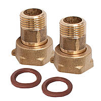 Згін латунний водомір під ключ 11/4" пара Нікіфоров