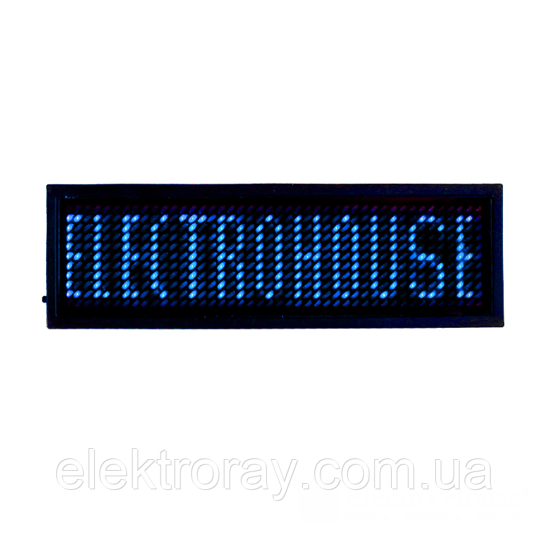 ElectroHouse Электронный Led бейдж, синий - фото 1 - id-p1064656155