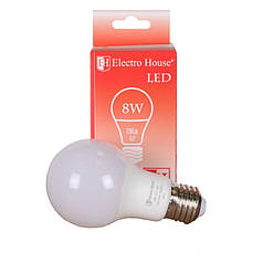 Світлодіодна лампа ElectroHouse G45 8W 720lm 4100k E27