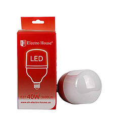 Світлодіодна лампа ElectroHouse Т100 40 W 3600 lm Е27 4100k
