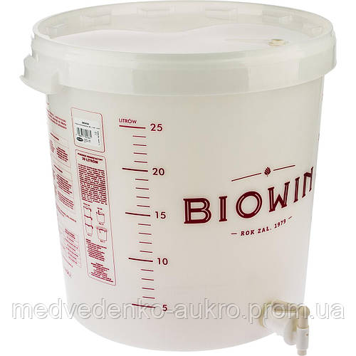 Купить Емкость для брожения 30л с крышкой и краном Browin 340434, цена ...