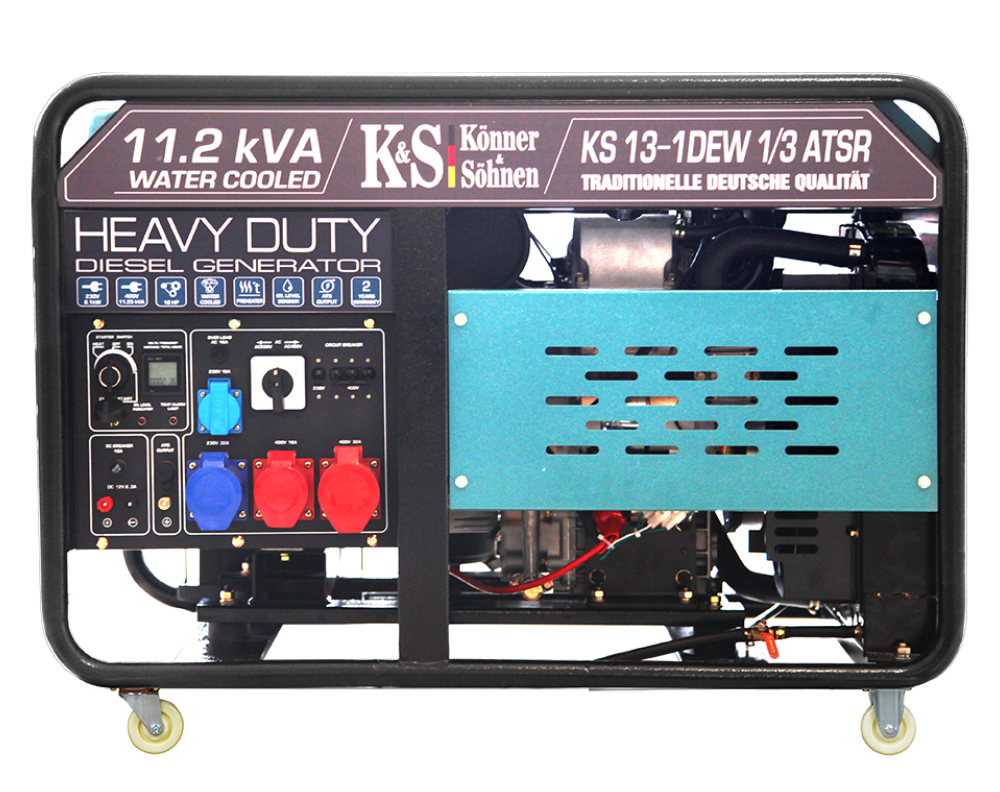 Генератор дизельний Könner&Söhnen KS 13-1DEW 1/3 ATSR (9 кВт)